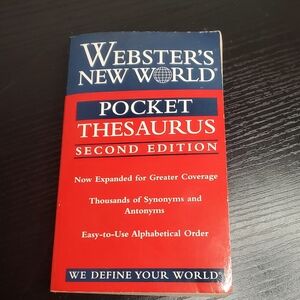 Webster Pocket thesaurus